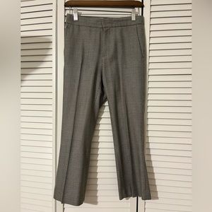 Designer MO & Co. plaid ultra cropped trousers - size XS (fits 00) retail: $375